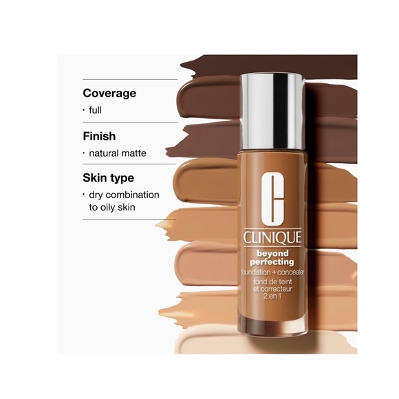 NWT Clinique's Beyond Perfecting Foundation +
Concealer full coverage - Picture 6 of 12